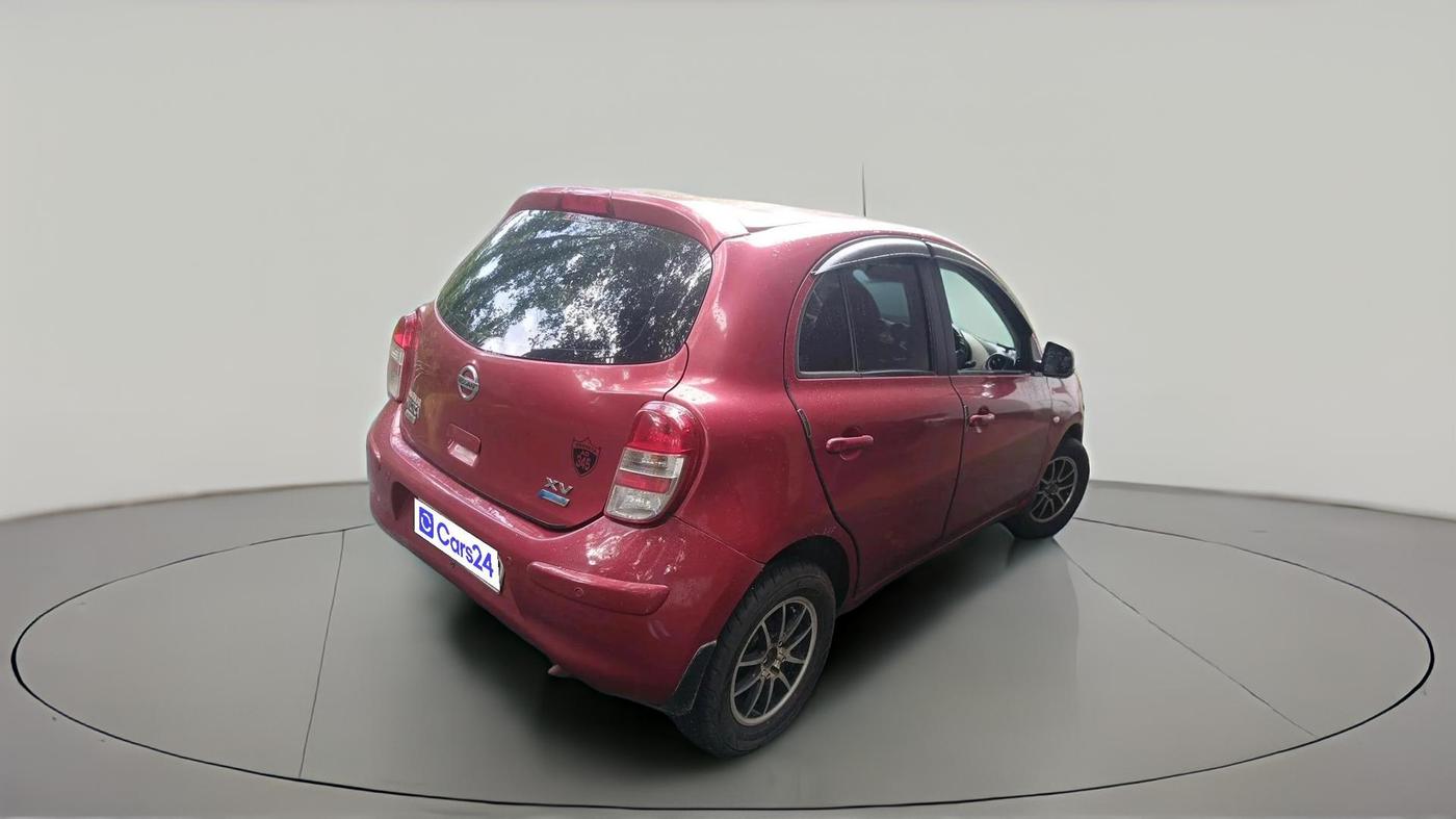 2013 Nissan Micra XV PETROL, Petrol, Manual, 1,27,531 km, exterior