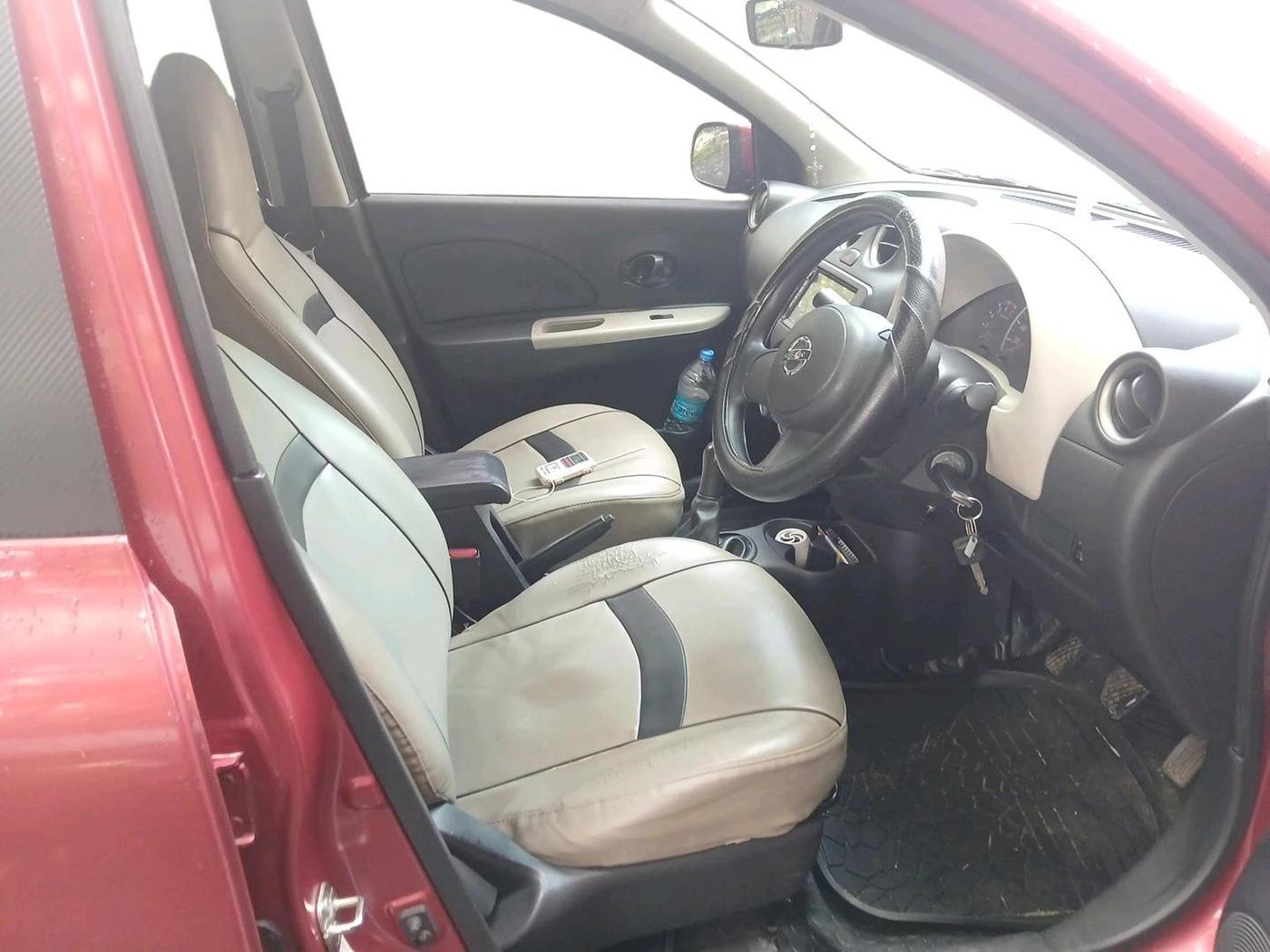 2013 Nissan Micra XV PETROL, Petrol, Manual, 1,27,531 km, interior