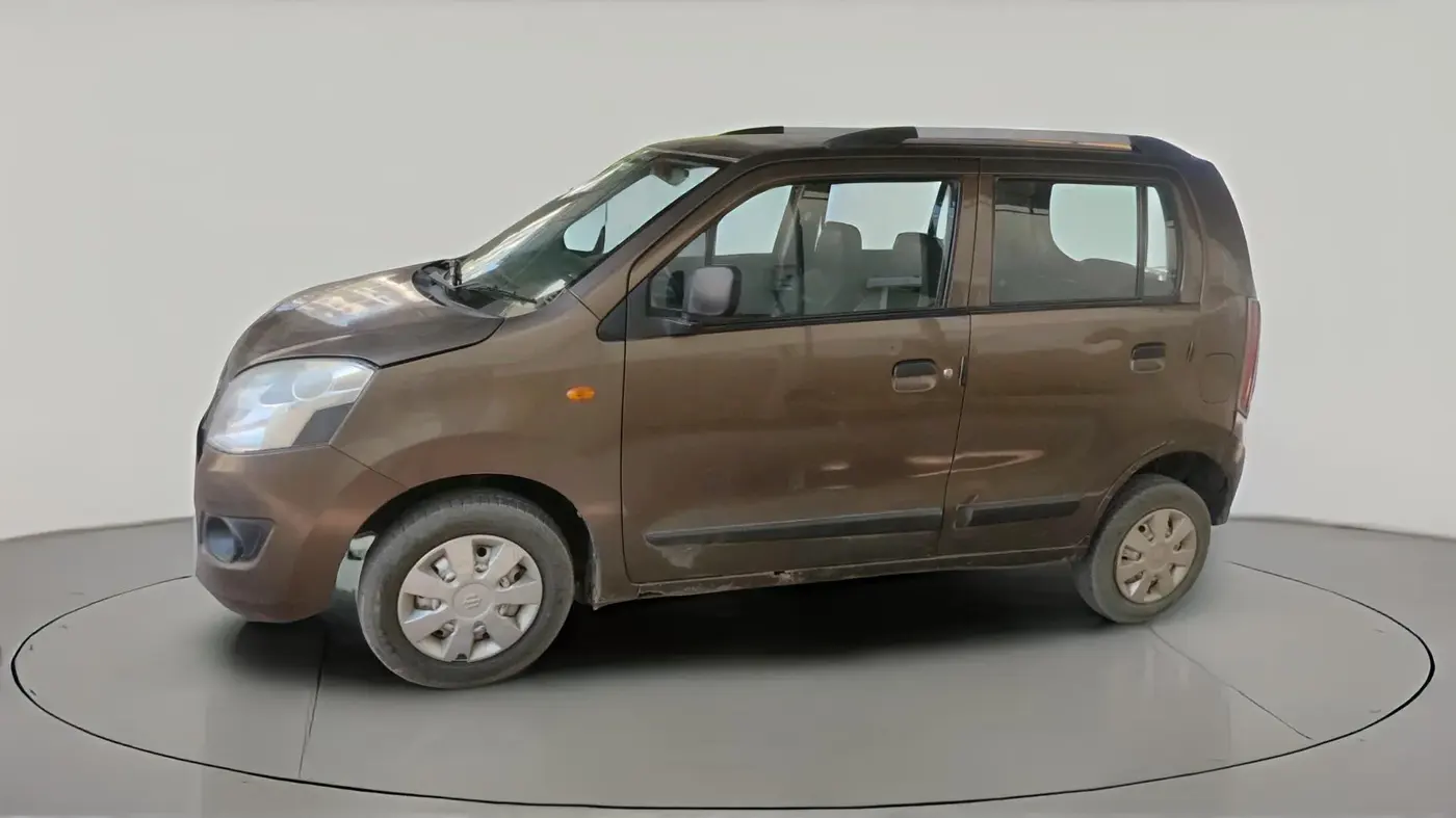 2013 Maruti Wagon R 1.0 LXI, Petrol, Manual, 1,29,835 km, exterior