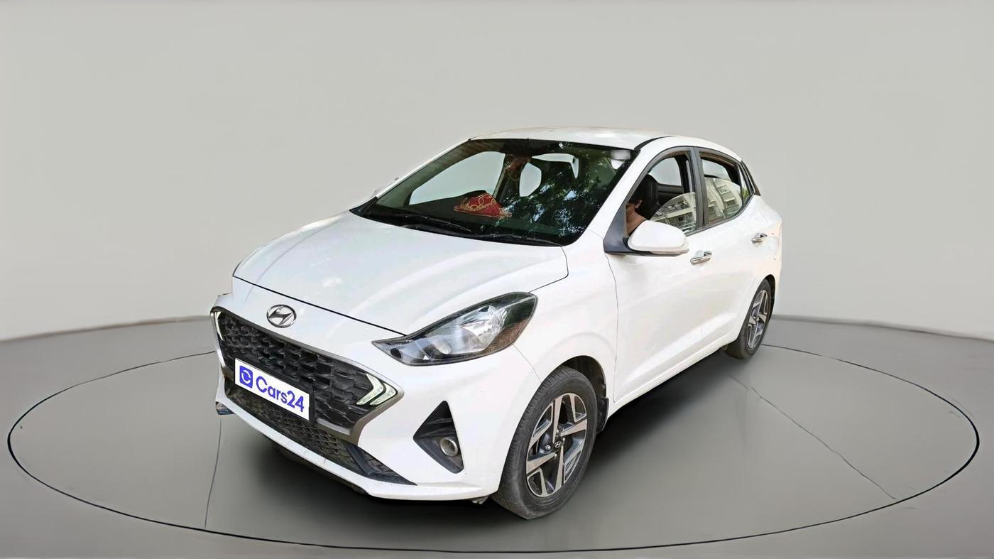 2021 Hyundai AURA SX 1.2, CNG, Manual, 37,624 km, exterior