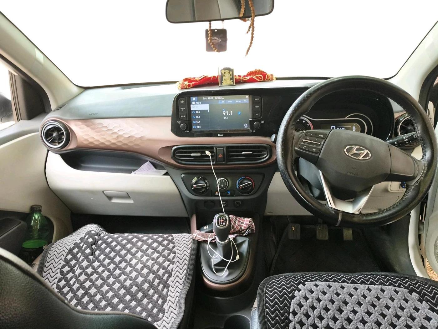 2021 Hyundai AURA SX 1.2, CNG, Manual, 37,624 km, interior