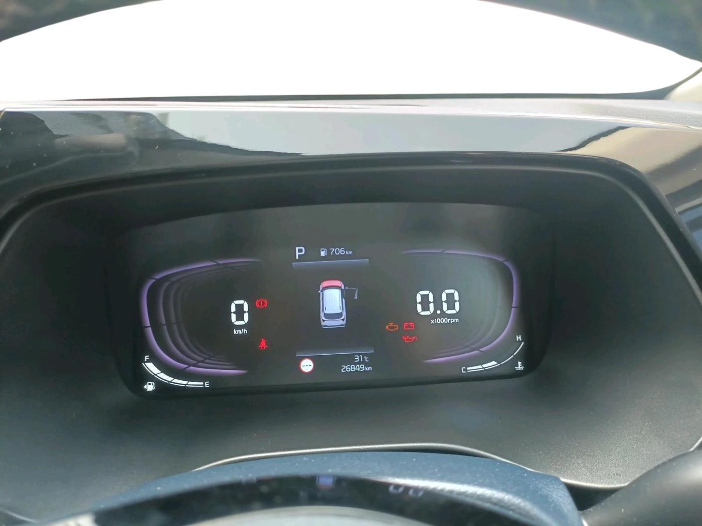 2023 KIA CARENS LUXURY PLUS 1.5 DIESEL AT 7 STR, Diesel, Automatic, 26,849 km, interior