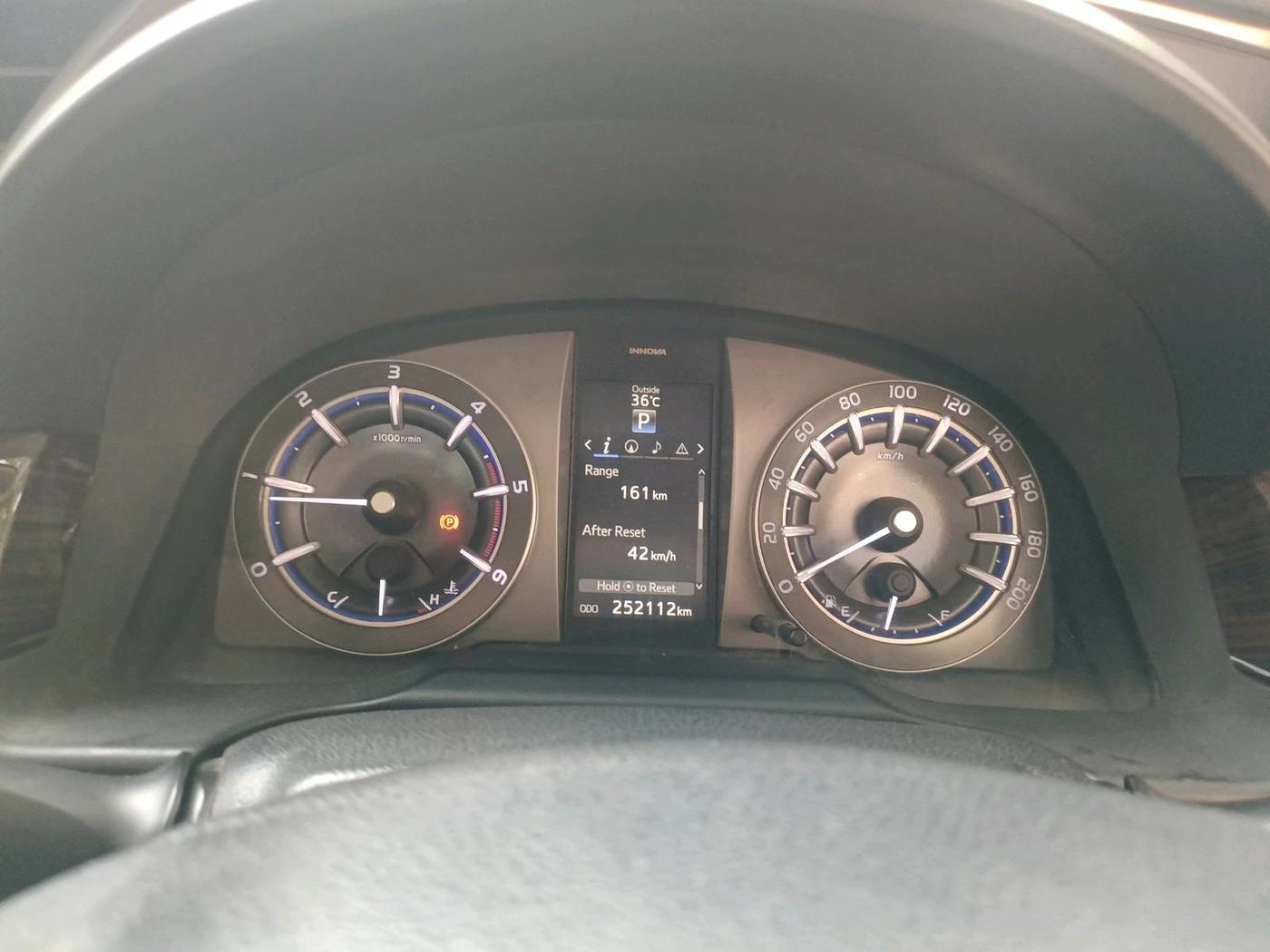 2017 Toyota Innova Crysta 2.8 ZX AT 7 STR, Diesel, Automatic, 2,52,112 km, interior