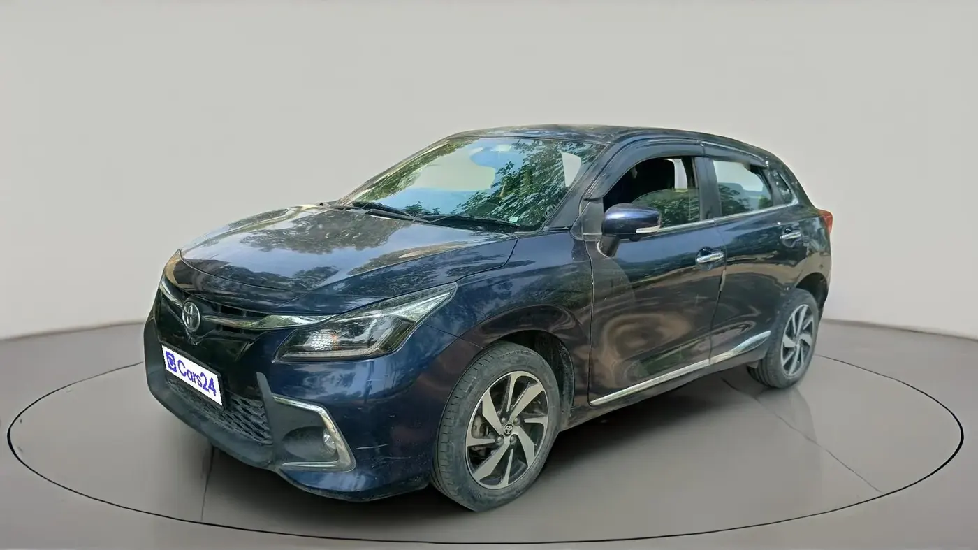 2022 Toyota Glanza V AMT, Petrol, Automatic, 80,618 km, exterior