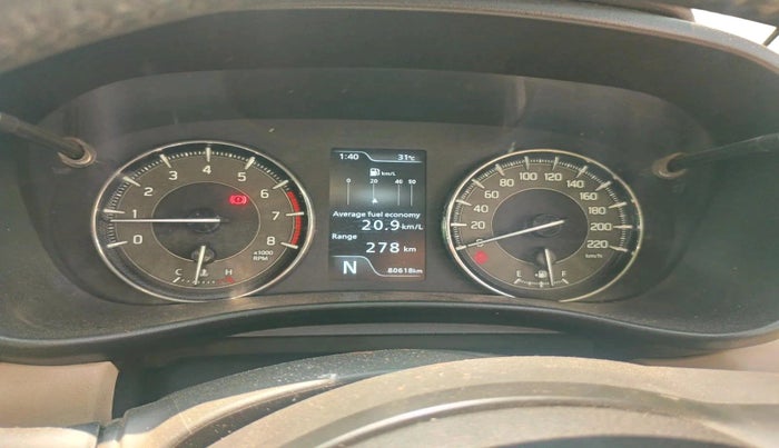 2022 Toyota Glanza V AMT, Petrol, Automatic, 80,618 km, interior