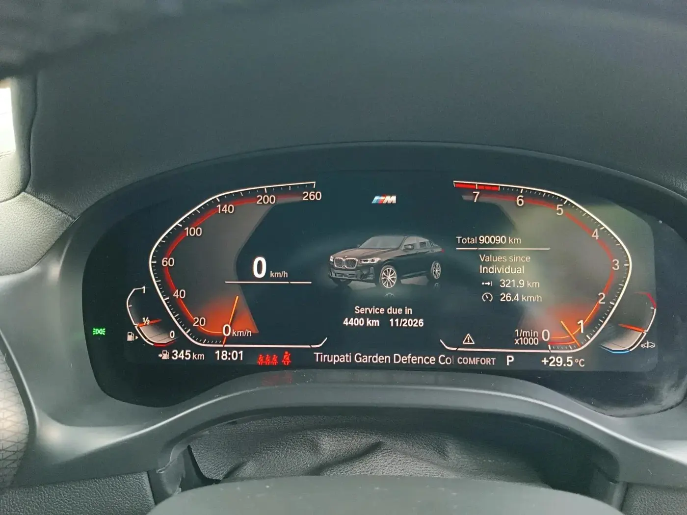 2022 BMW X4 XDRIVE30I M SPORT SIVER SHADOW EDITION , Petrol, Automatic, 92,181 km, interior
