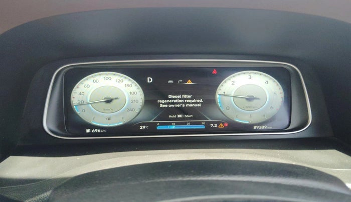 2021 Hyundai ALCAZAR PLATINUM(O) 7STR 1.5 AT, Diesel, Automatic, 89,389 km, interior