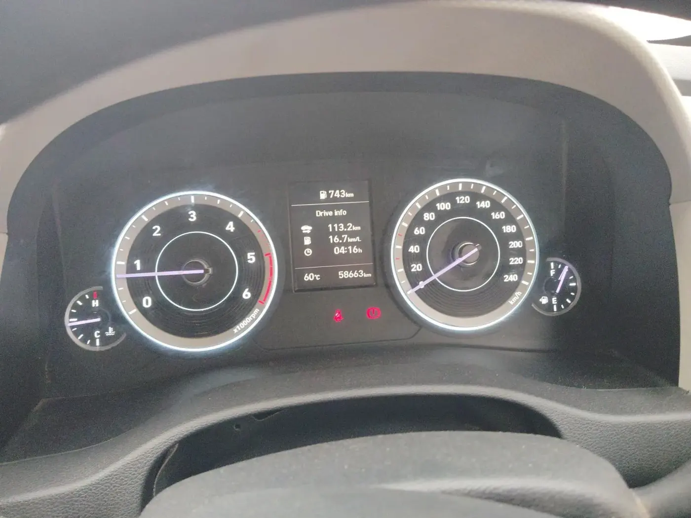 2022 Hyundai Creta E 1.5 DIESEL, Diesel, Manual, 58,663 km, interior