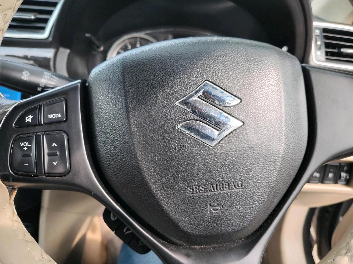 2017 Maruti Ciaz DELTA 1.4 MT PETROL, Petrol, Manual, 72,104 km, interior