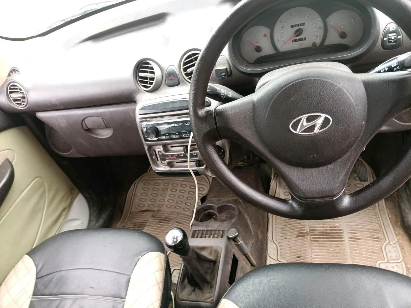 2012 Hyundai Santro Xing GLS, CNG, Manual, 1,04,233 km, interior