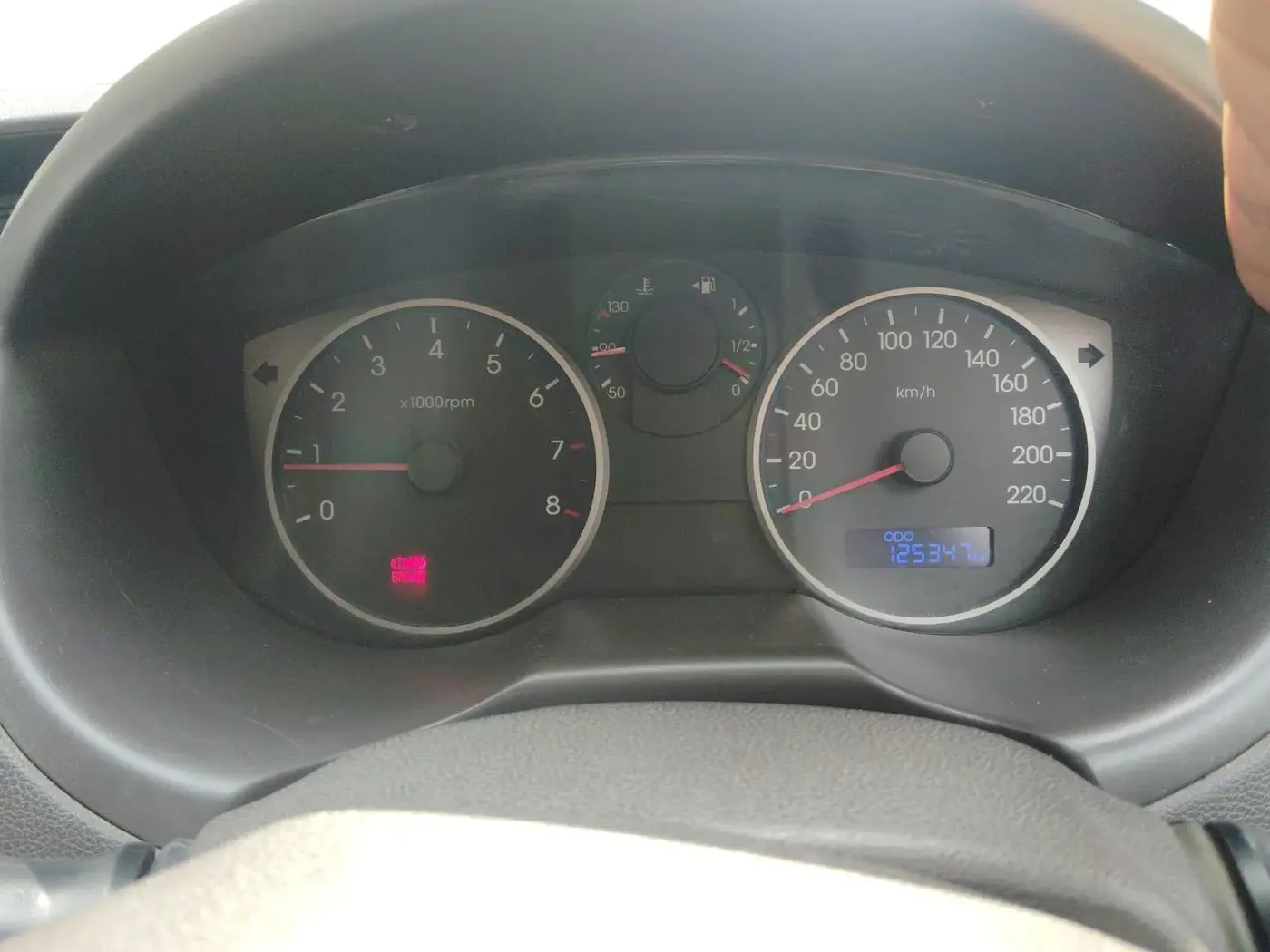 2012 Hyundai i20 SPORTZ 1.2, CNG, Manual, 1,25,347 km, interior