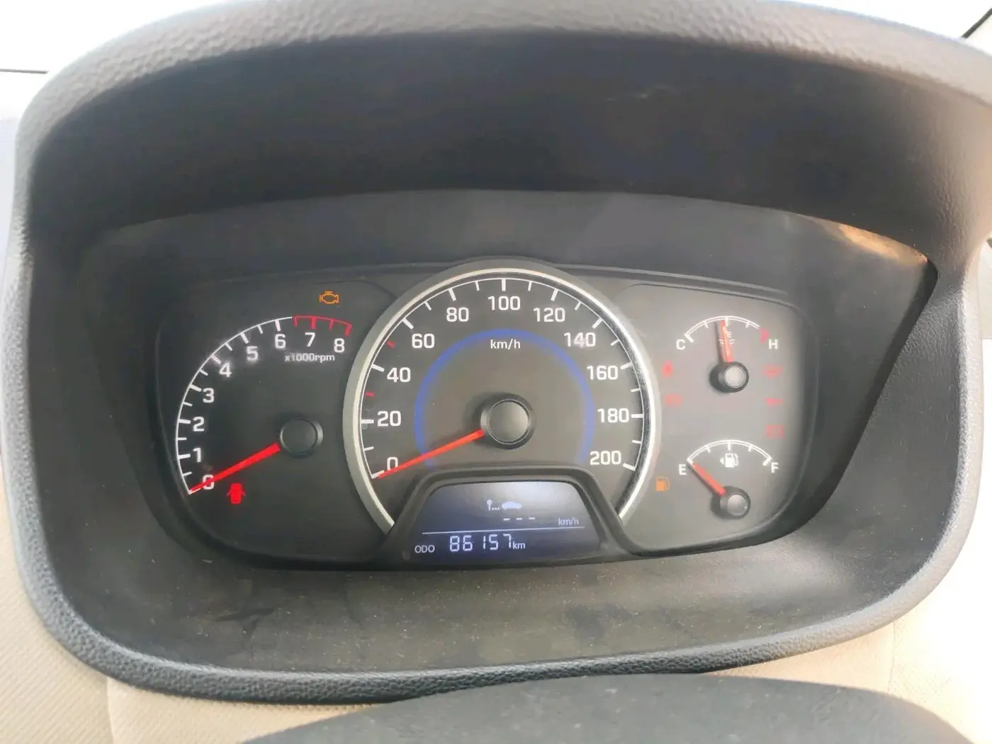2018 Hyundai Grand i10 SPORTZ 1.2 KAPPA VTVT, CNG, Manual, 86,400 km, interior