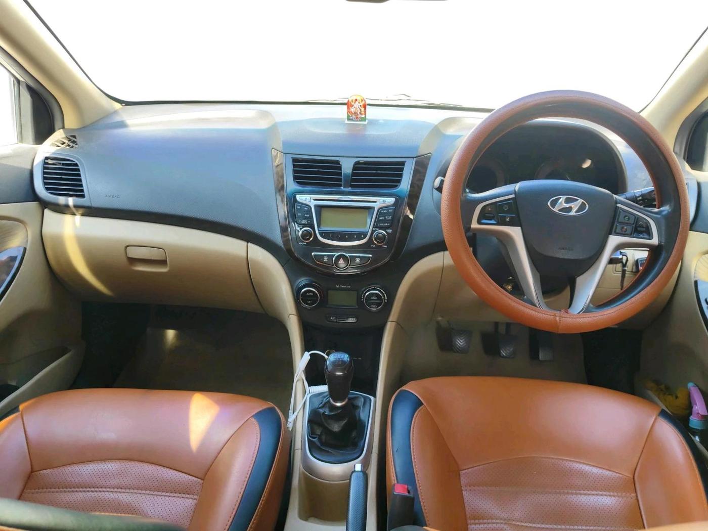2013 Hyundai Verna FLUIDIC 1.6 VTVT SX, CNG, Manual, 77,753 km, interior