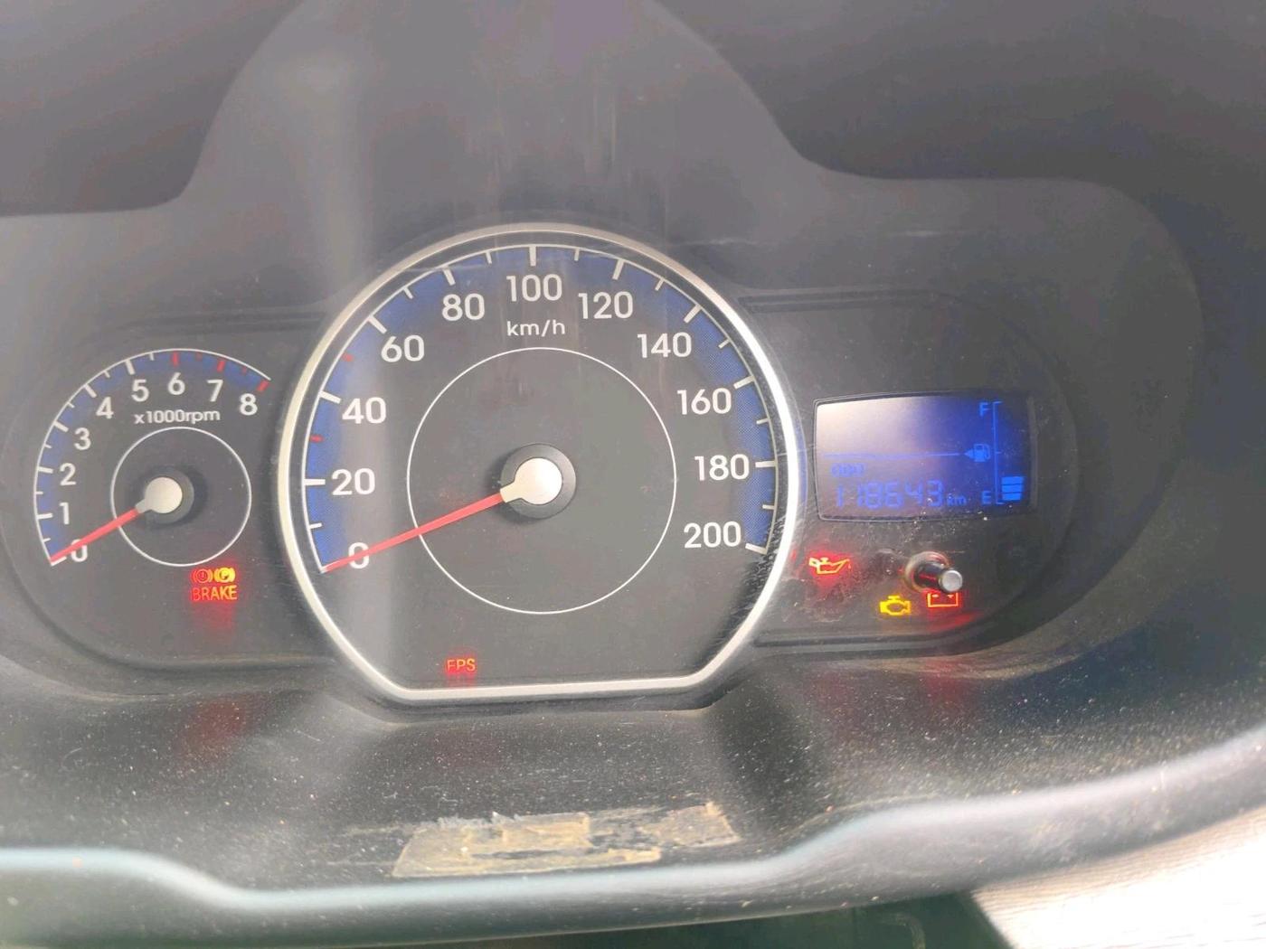 2011 Hyundai i10 MAGNA 1.1, CNG, Manual, 1,18,643 km, interior
