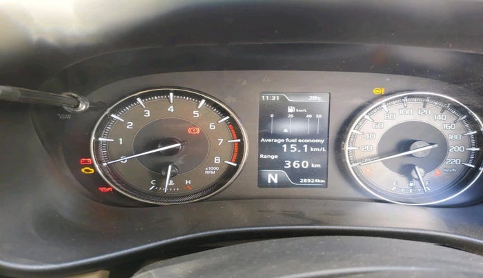 2023 Toyota Glanza G AMT, Petrol, Automatic, 28,924 km, interior