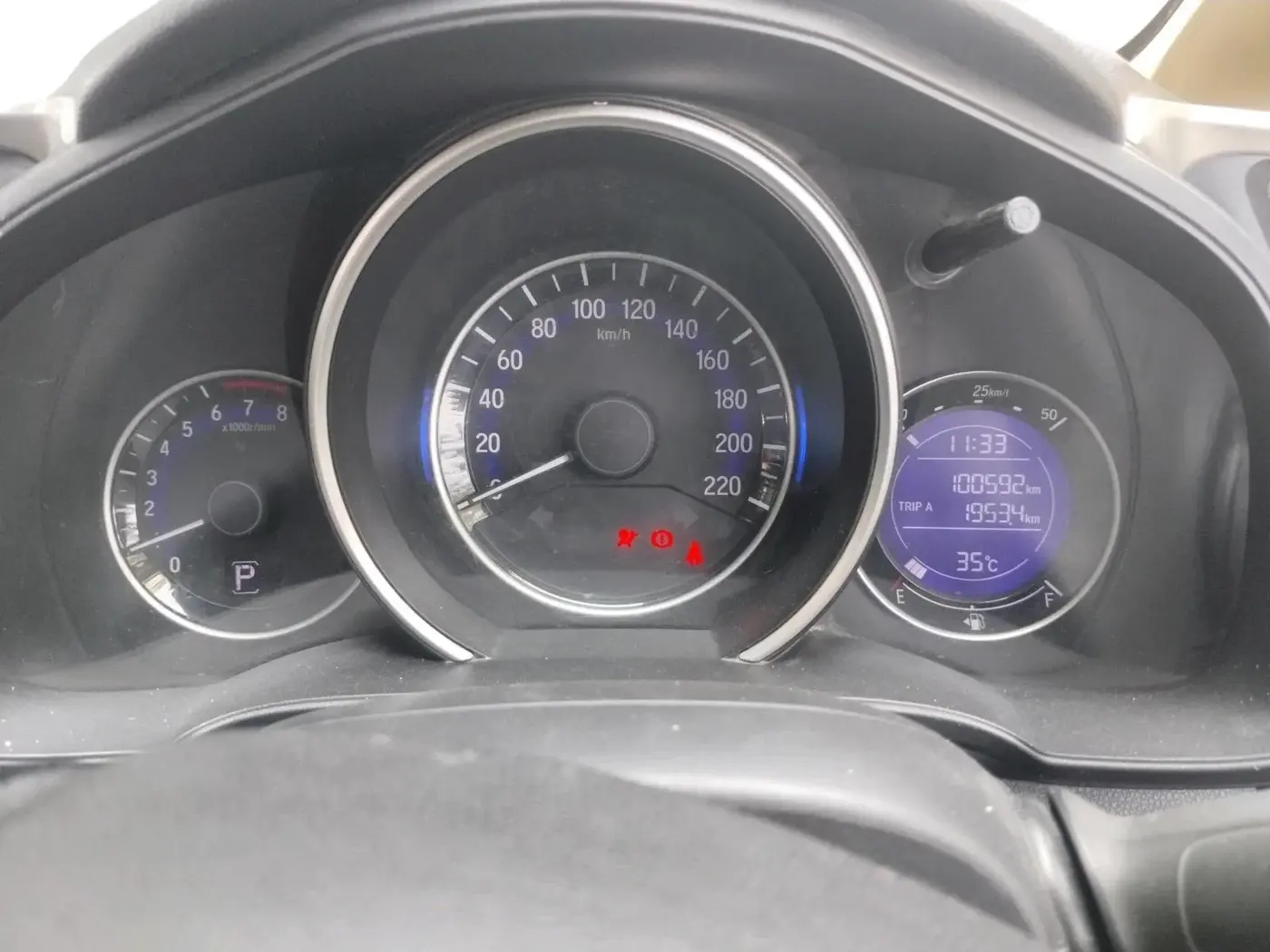 2017 Honda Jazz 1.2L I-VTEC V AT, Petrol, Automatic, 1,00,592 km, interior