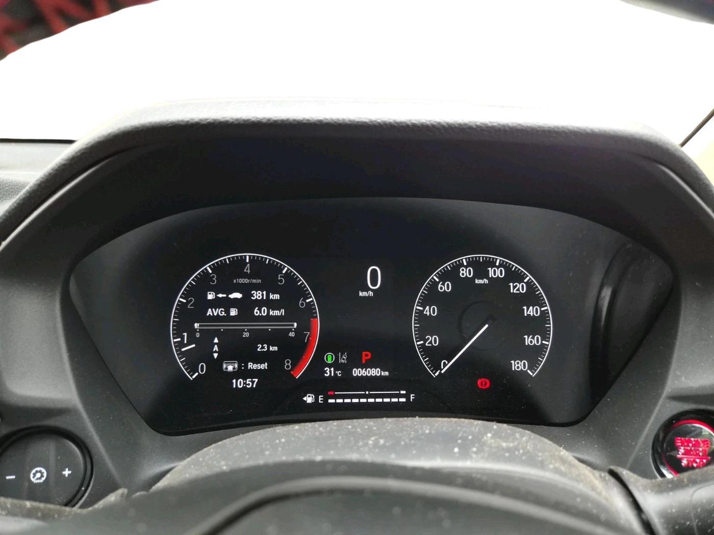 2025 Honda Amaze ZX 1.2 Petrol CVT, Petrol, Automatic, 6,080 km, interior