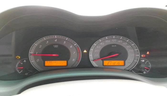 2009 Toyota Corolla Altis G PETROL, Petrol, Manual, 2,11,215 km, interior