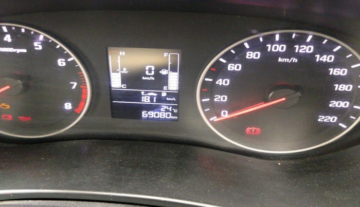 2019 Hyundai Elite i20 SPORTZ PLUS 1.2 DUAL TONE, Petrol, Manual, 69,080 km, interior