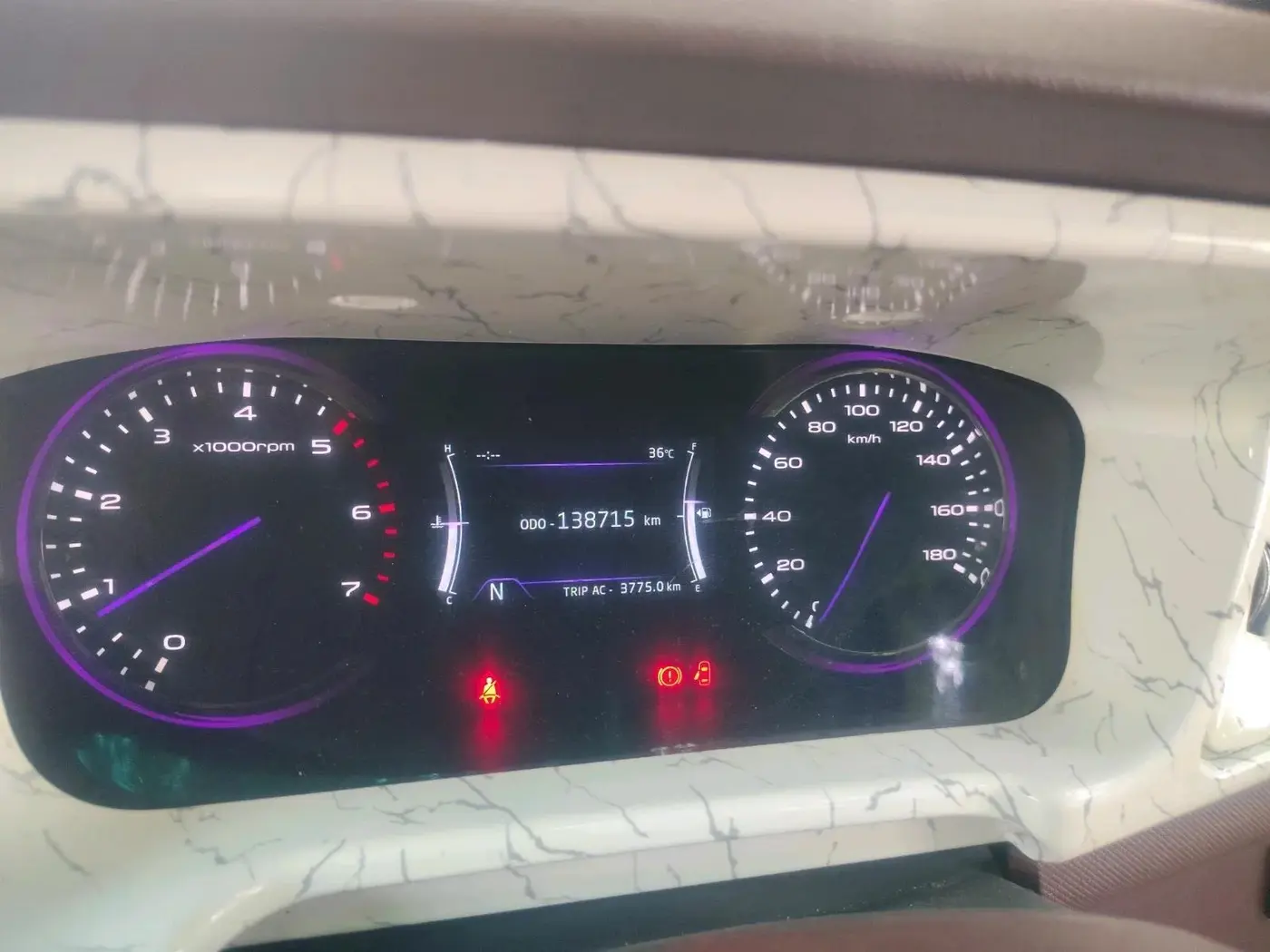 2018 Mahindra MARAZZO M6 8 STR, Diesel, Manual, 1,38,715 km, interior