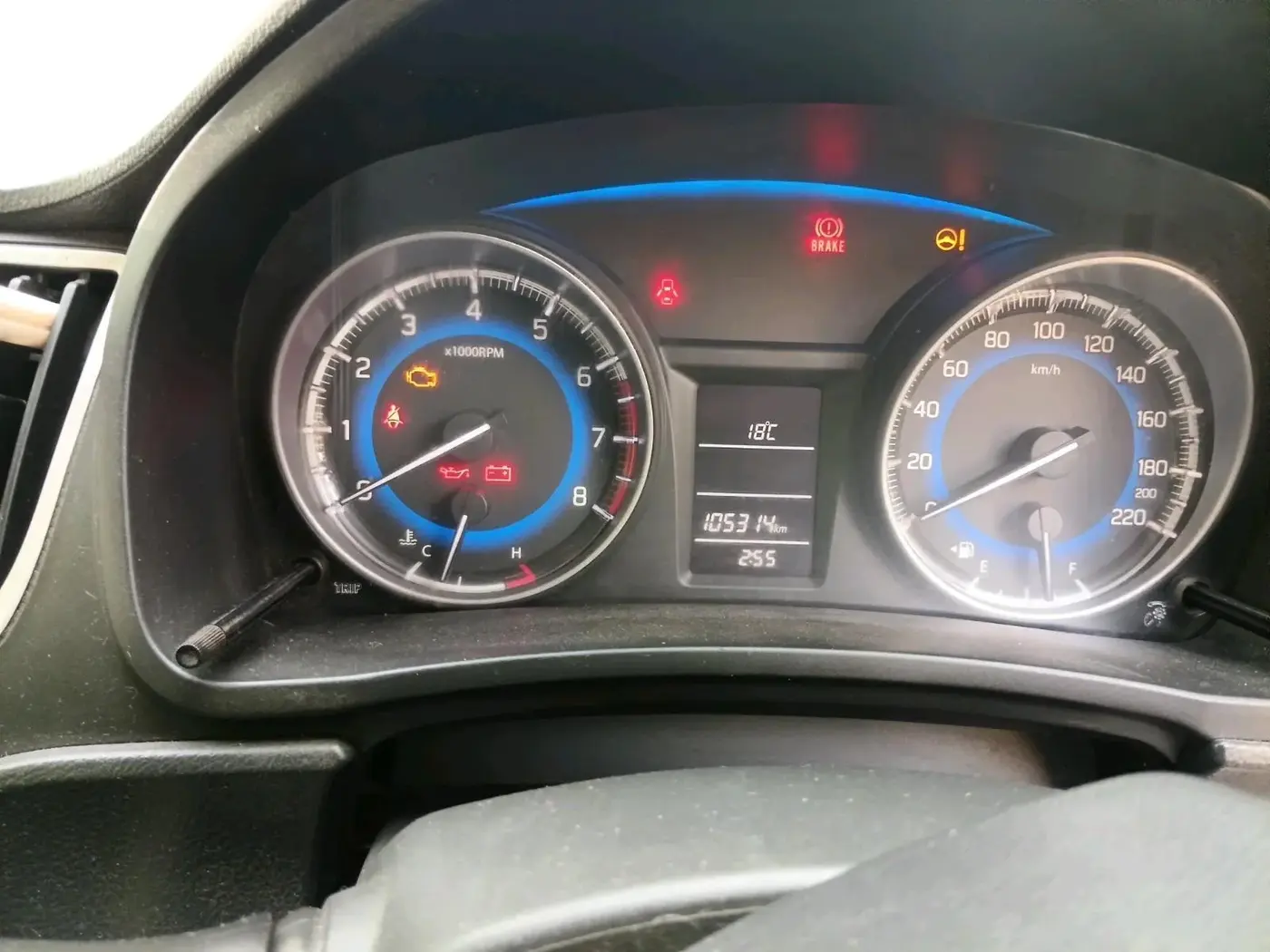 2016 Maruti Baleno DELTA PETROL 1.2, Petrol, Manual, 1,05,314 km, interior