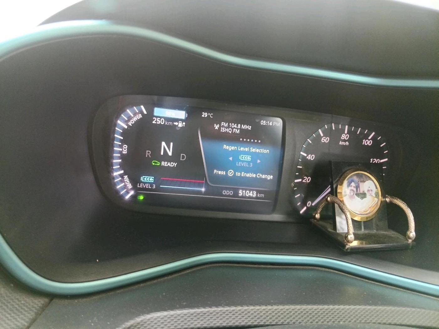 2022 Tata NEXON EV XZ PLUS LUX, Electric, Automatic, 51,043 km, interior