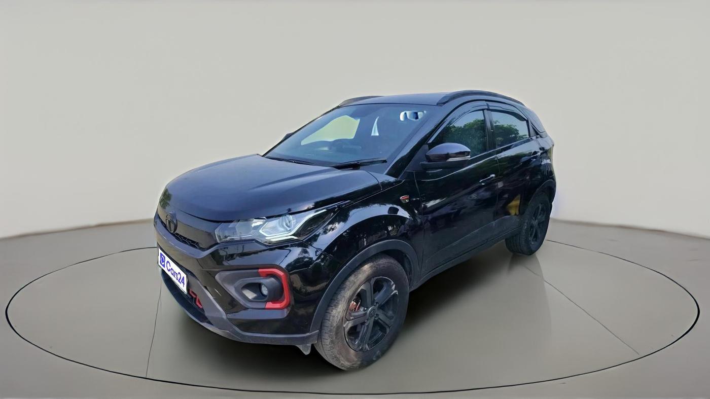 2023 Tata NEXON XZA PLUS LUX SUNROOF RED DARK DIESEL, Diesel, Automatic, 56,902 km, exterior