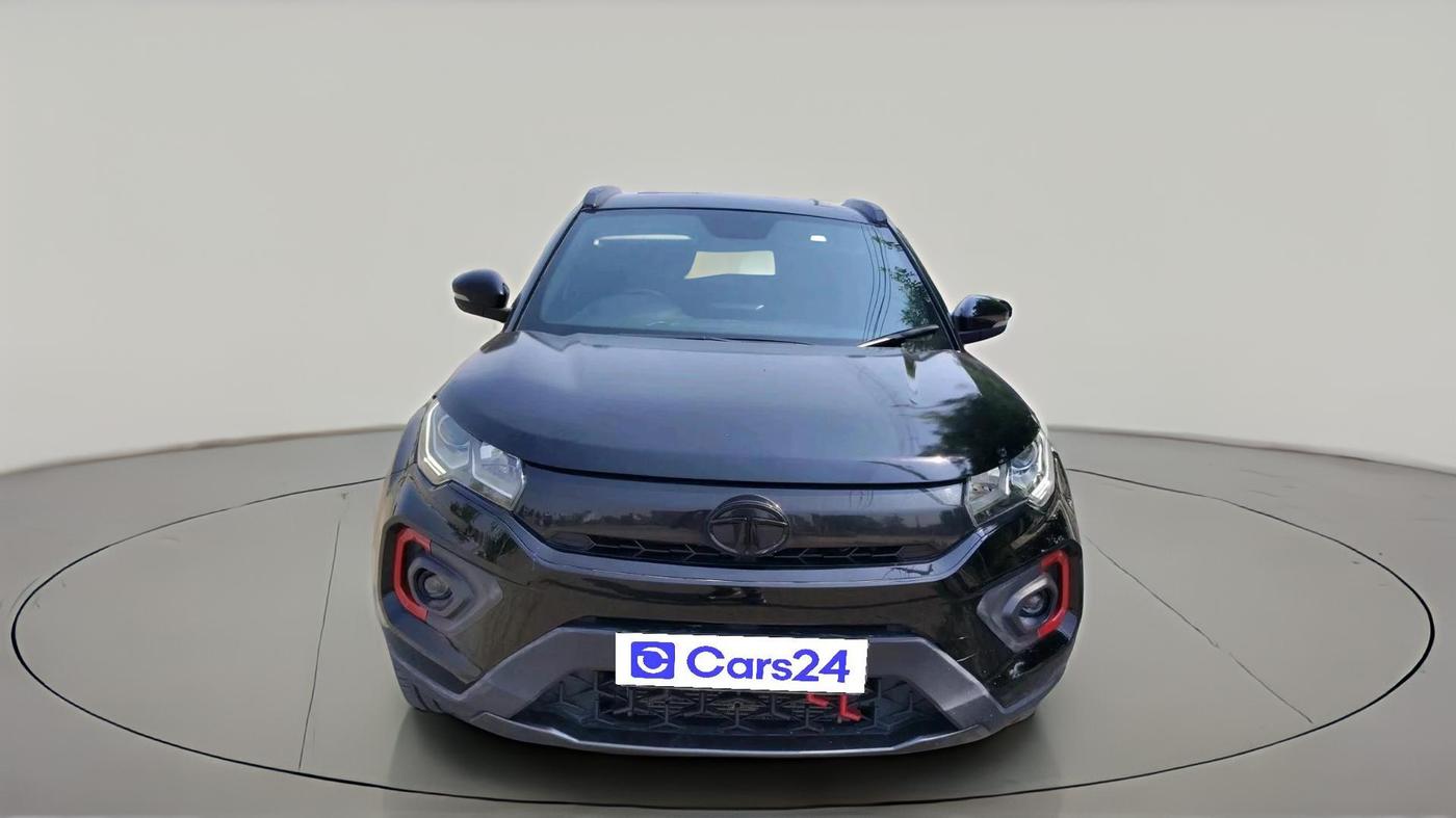 2023 Tata NEXON XZA PLUS LUX SUNROOF RED DARK DIESEL, Diesel, Automatic, 56,902 km, exterior