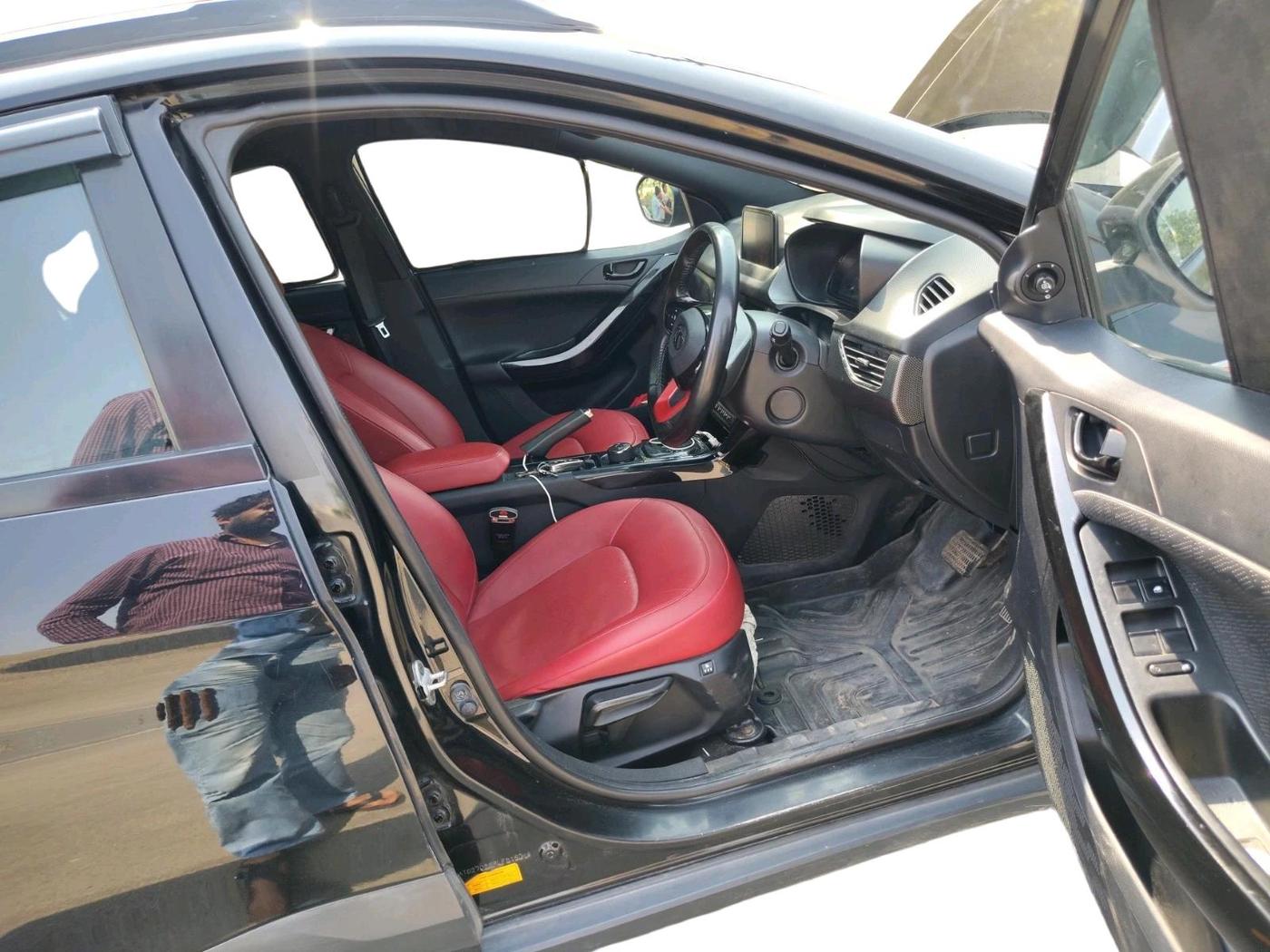 2023 Tata NEXON XZA PLUS LUX SUNROOF RED DARK DIESEL, Diesel, Automatic, 56,902 km, interior