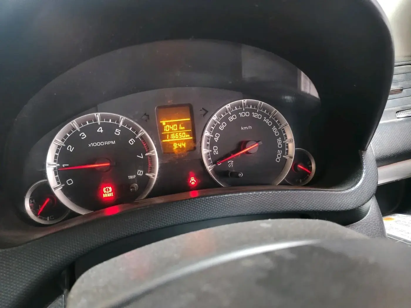 2015 Maruti Swift VXI, CNG, Manual, 1,16,650 km, interior