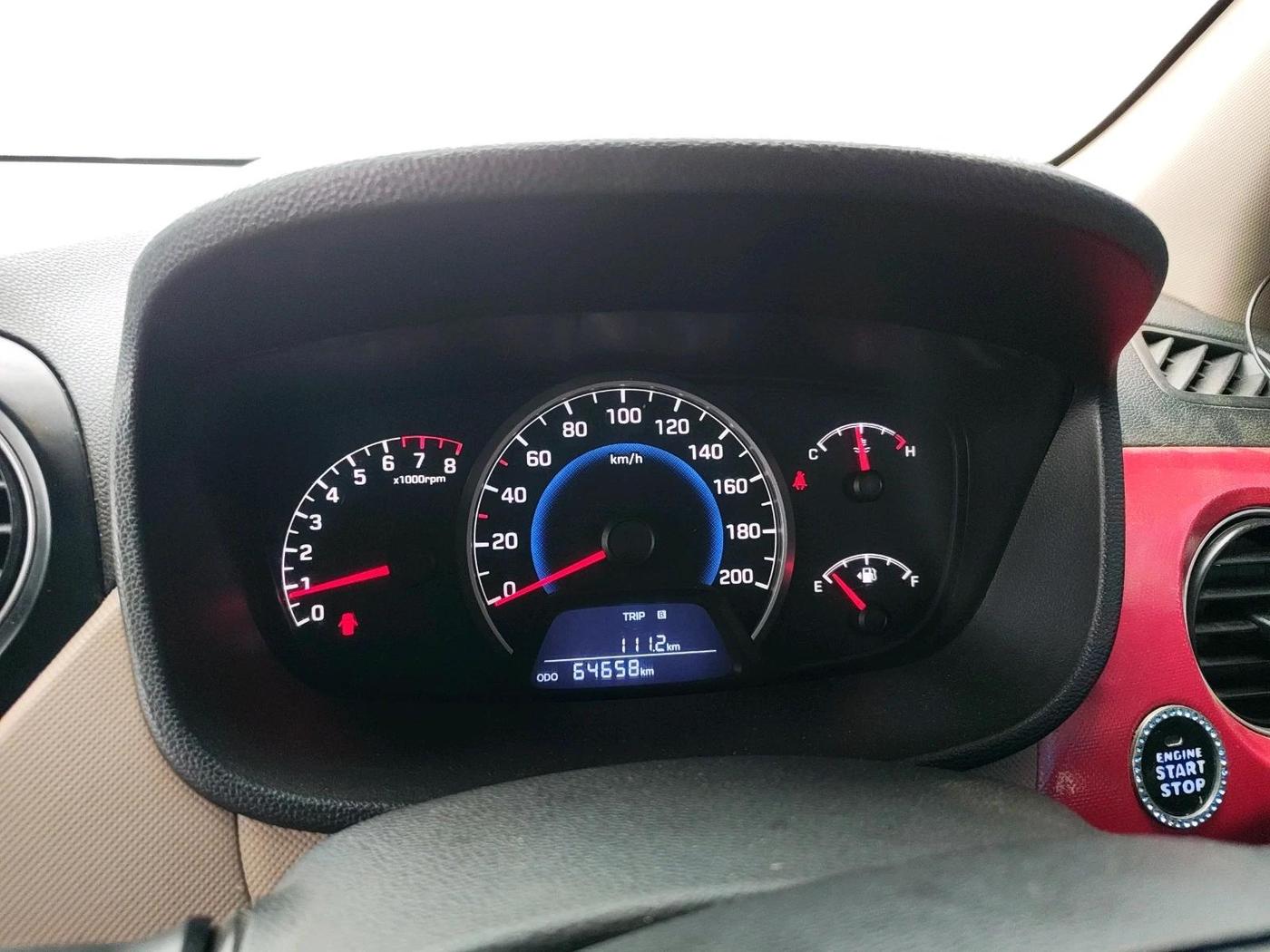 2014 Hyundai Grand i10 ASTA 1.2 KAPPA VTVT, Petrol, Manual, 64,658 km, interior