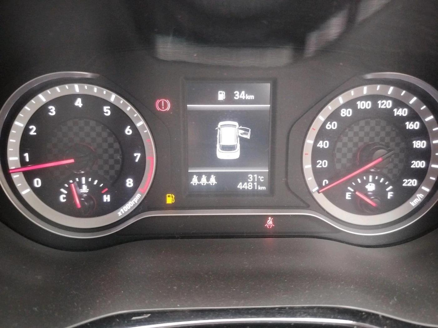 2025 Hyundai GRAND I10 NIOS SPORTZ 1.2 KAPPA VTVT, Petrol, Manual, 4,481 km, interior